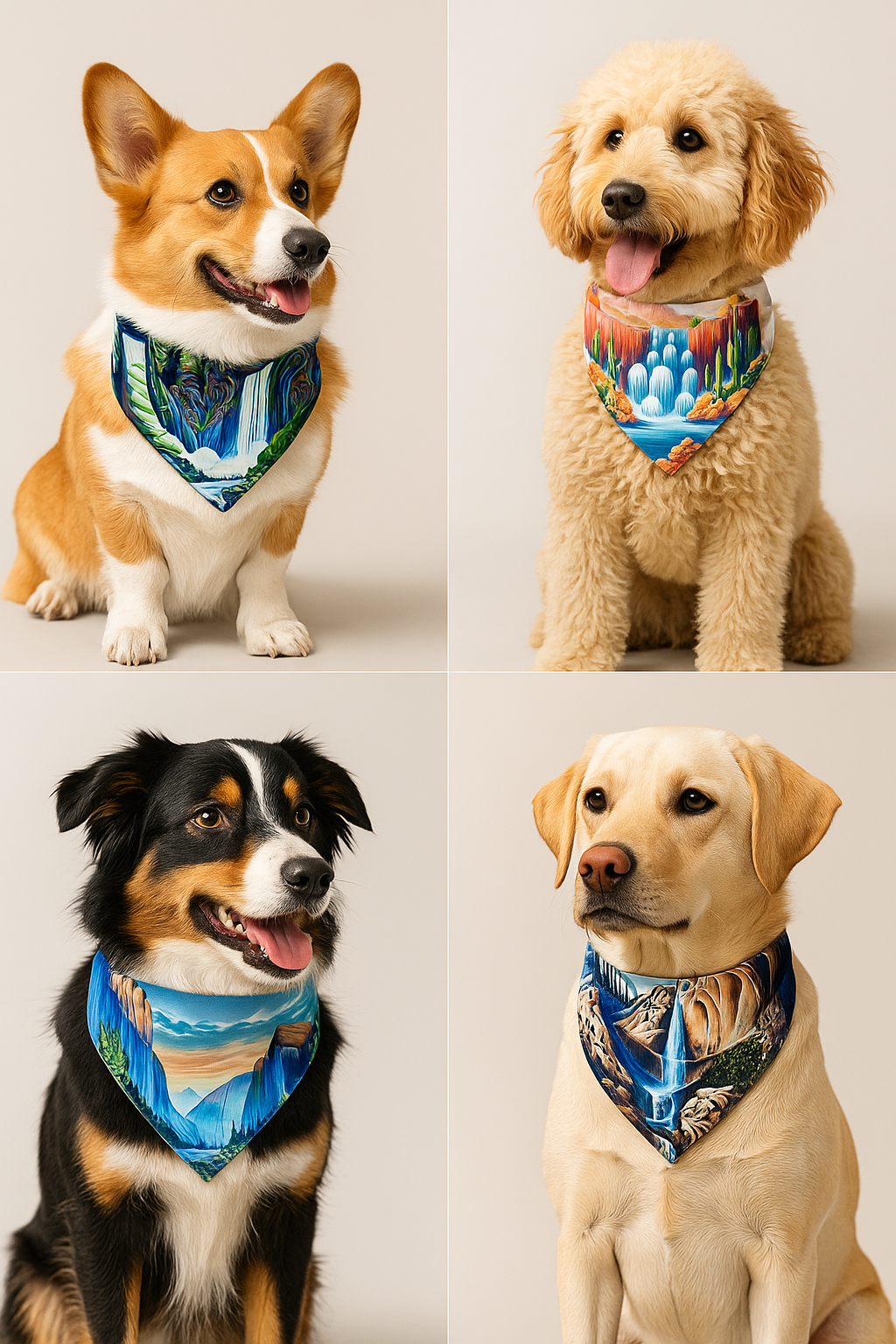 Only Falls Pet Bandanas
